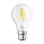 Ledvance Classic Performance LED Bulbo B22d Pera Filamento Chiara 7W 806lm - 827 Bianco Molto Caldo | Dimmerabile - Sostitutiva 60W