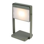 Nordlux Saulio Lampada Da Tavolo Aluminium Verde 3.5W 200lm - 830 Luce Calda -  | IP44 - A 3 Livelli Dimmerabile - Solar