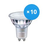 Confezione Multipack 10x Philips MASTER Value LED Faretti GU10 PAR16 3.7W 270lm 36D - 930 Luce Calda | Miglior resa cromatica - Dimmerabile - Sostitutiva 35W