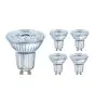 Osram Parathom LED GU10 Spot Chiara 4.5W 350lm - 927 Bianco Molto Caldo | Dimmerabile - Miglior resa cromatica - 5 pz  - Sostitutiva 50W