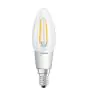 Osram Classic LED E14 Candela Filamento Chiara 4.5W 470lm - 827 Bianco Molto Caldo | Dimmerabile - Sostitutiva 40W