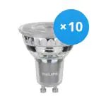 Confezione Multipack 10x Philips MASTER Value LED Faretti GU10 PAR16 6.2W 575lm 36D - 940 Bianco Freddo | Miglior resa cromatica - Dimmerabile - Sostitutiva 80W