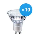 Confezione Multipack 10x Philips MASTER Value LED Faretti GU10 PAR16 3.7W 285lm 60D - 940 Bianco Freddo | Miglior resa cromatica - Dimmerabile - Sostitutiva 35W