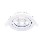 Noxion LED Inclinabile Slim Spot Bianca Il Giro 6W 520lm 60D - 927 Bianco Molto Caldo | 85mm - IP54 - Dimmerabile - Miglior resa cromatica